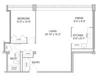 One Bedroom 1B