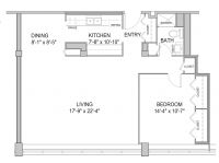 One Bedroom 1F